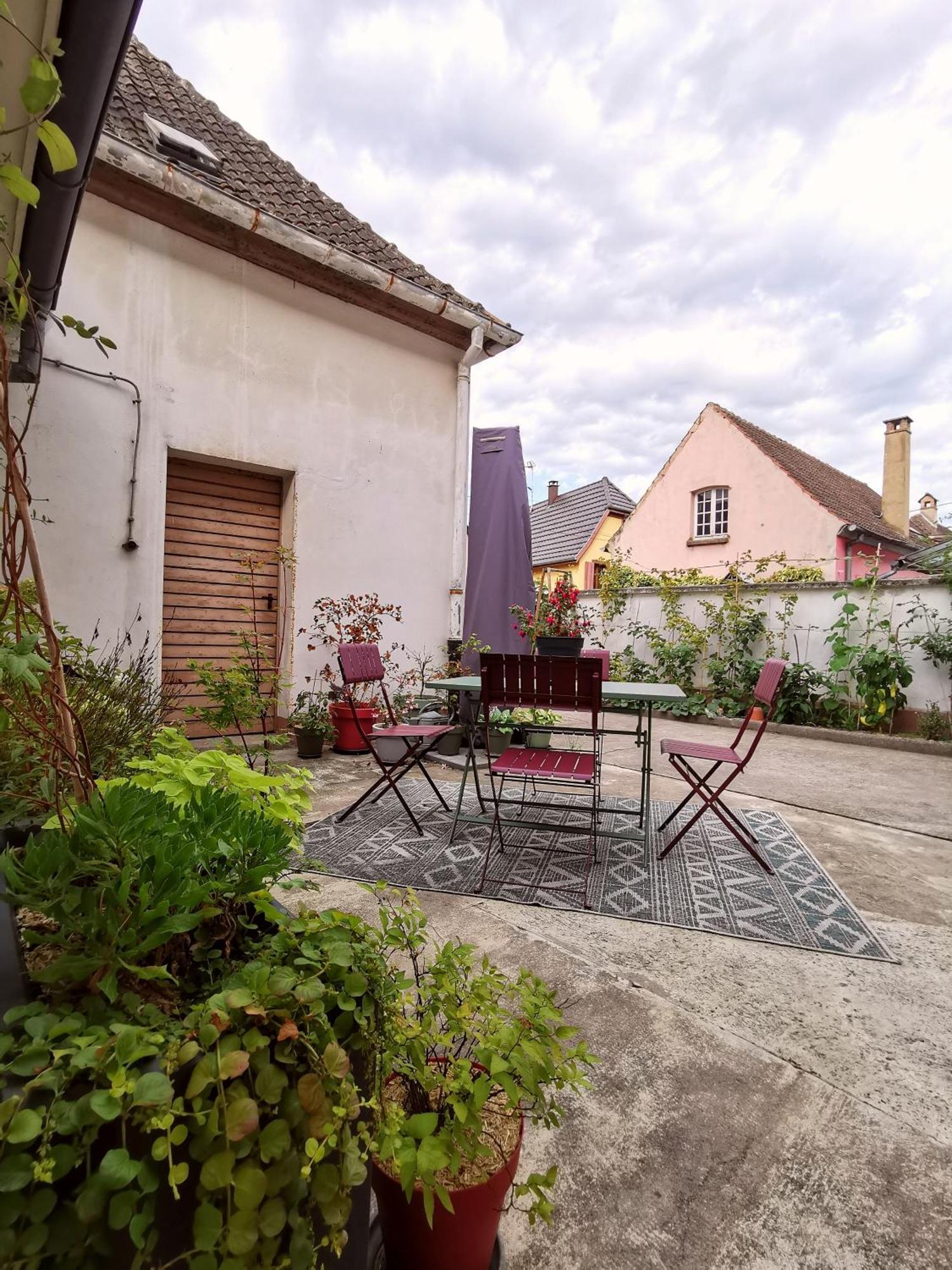 Entre Ville Et Vignes - Gite Classe 3 Etoiles Ingersheim Exterior foto